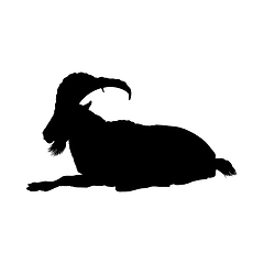 Image showing Goat Silhouette