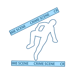 Image showing Crime Scene Icon