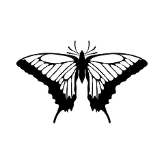 Image showing Sketch of Butterfly