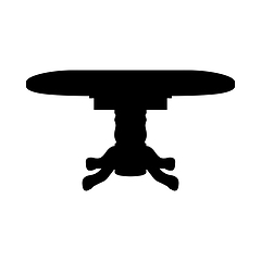 Image showing Table Silhouette