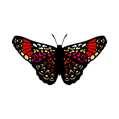 Image showing Butterfly Icon