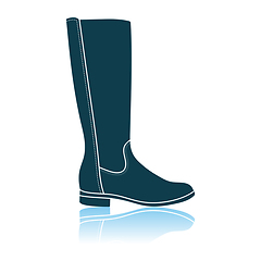 Image showing Autumn Woman Boot Icon