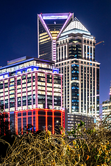 Image showing Downtown Charlotte North Carolina USA at Sunrise