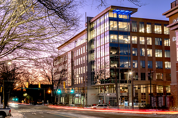 Image showing Downtown Charlotte North Carolina USA at Sunrise