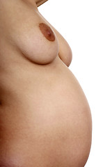 Image showing breast and belly