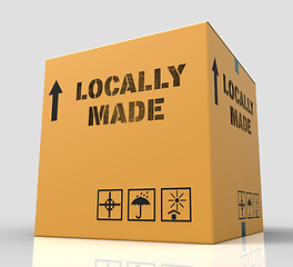 Image showing Locally Made Represents Local Merchandise 3d Rendering