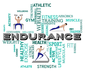 Image showing Fitness Endurance Means Working Out And Exercise