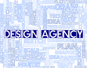 Image showing Design Agency Means Artwork And Creative Agents