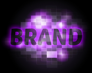 Image showing Brand Word Shows Trademark Logo And Brands