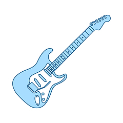 Image showing Electric Guitar Icon