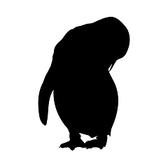 Image showing Penguin Silhouette