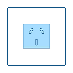 Image showing China Electrical Socket Icon