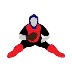 Image showing baseball silhouette