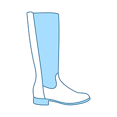 Image showing Autumn Woman Boot Icon