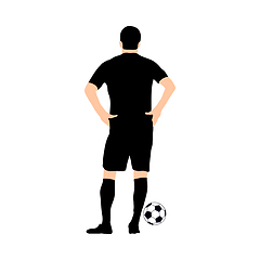Image showing soccer silhoette