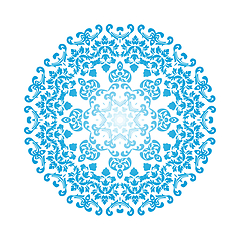 Image showing Circle Snowflake