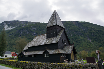 Image showing Roldal Stave Church, Sogn og Fjordane, Norway