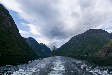 Image showing Naeroyfjord, Sogn og Fjordane, Norway