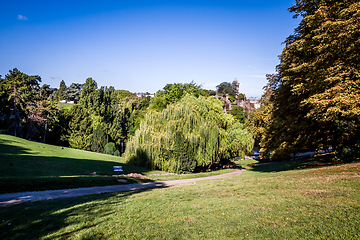 Image showing Buttes-Chaumont Park, Paris