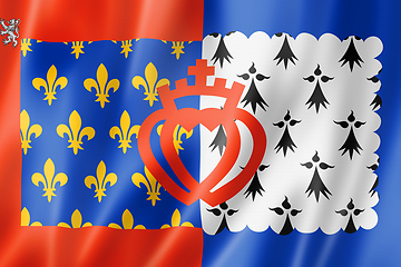 Image showing Pays de la Loire Region flag, France