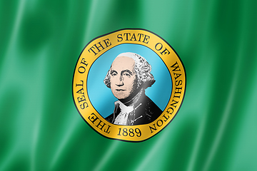 Image showing Washington flag, USA