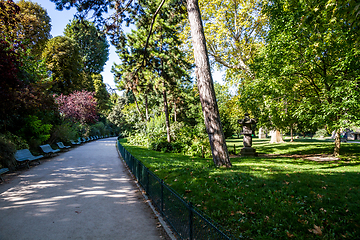 Image showing Parc Monceau, Paris, France