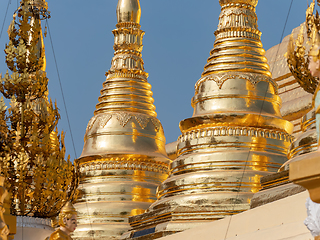 Image showing The Shwedagon Pagoda in Yangon, Myanmar