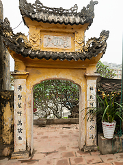 Image showing Den Doc Cuoc, a small temple in Sam Son, Vietnam