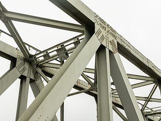 Image showing Detail of the Ham Rong Bridge in Thanh Hoa, Vietnam