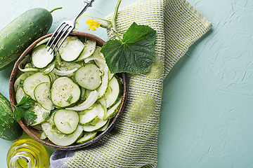 Image showing Cucumber salad