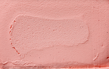 Image showing pink homemade ice cream