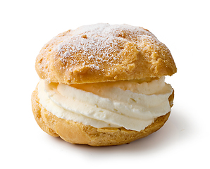 Image showing freshly baked cream puff