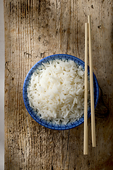 Image showing bowl of boiled rice