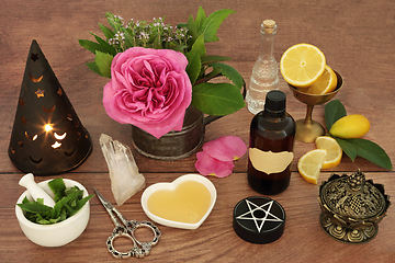 Image showing Love Potion Magical Spell Preparation for Unrequited Love