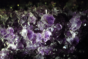 Image showing violet amethyst mineral texture