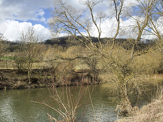 Image showing riparian scenery in Hohenlohe