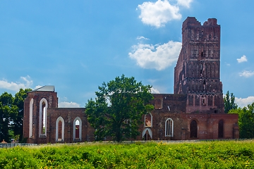 Image showing Ruins of Saint Nicholas church in Glogow Poland