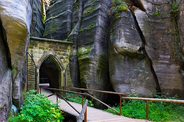 Image showing National mountain nature reserve in Czech Republic