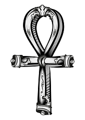 Image showing Decorative Egyptian The Ankh symbol