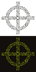 Image showing Electric scheme of viewfinder symbol