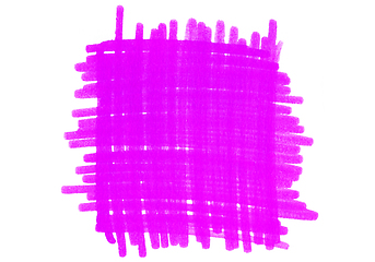 Image showing Abstract pink hand drawn texture on white background