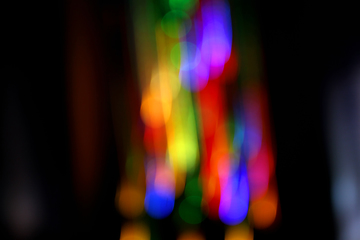 Image showing Abstract colorful motion background with blurred lights 