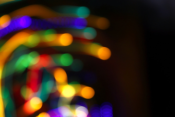 Image showing Abstract colorful motion background with blurred lights 