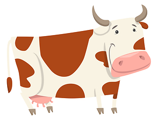 Image showing cute cow farm animal character