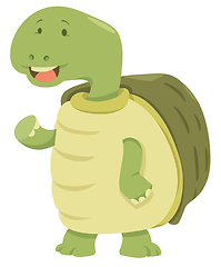 Image showing cartoon turtle animal character