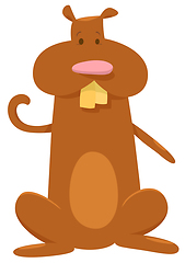 Image showing hamster cartoon character