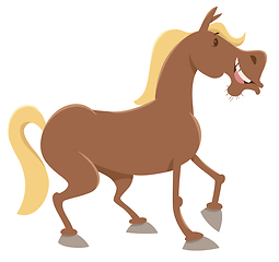 Image showing horse farm animal character