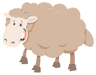 Image showing cartoon sheep animal character