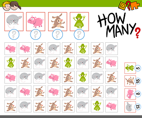 Image showing how many animals activity