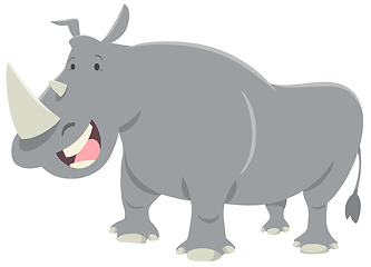 Image showing rhinoceros animal character